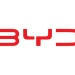 BYD red wordmark logo